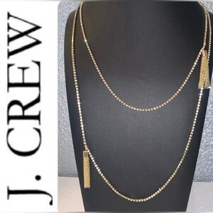 J. Crew Tassel Statement Necklace